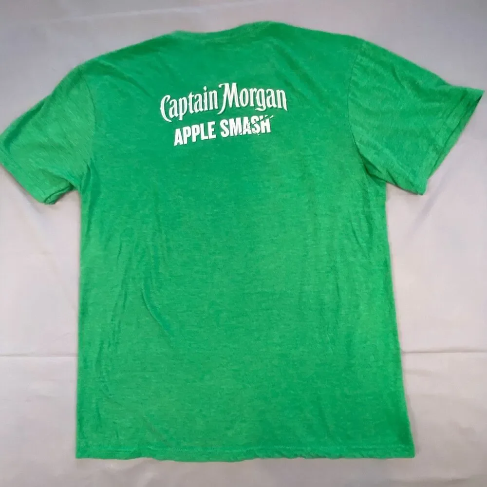 Apple Mens How Bout Them Apples Graphic T-Shirt Heather Green Short Sleeve L